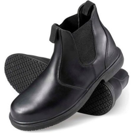 LFC, LLC Genuine Grip® Men's Romeo Pull-on Work Boots, Size 11.5W, Black 7141-11.5W
